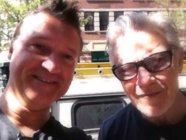 Klaus Niederhuber mit Hollywood Star Harvey Keitel in New York