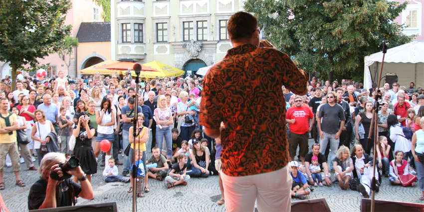 Klaus Niederhuber beim Stadtfest Linz